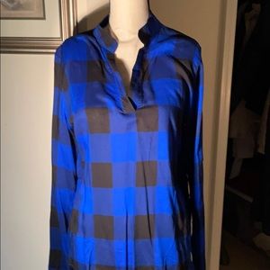 Plaid blouse